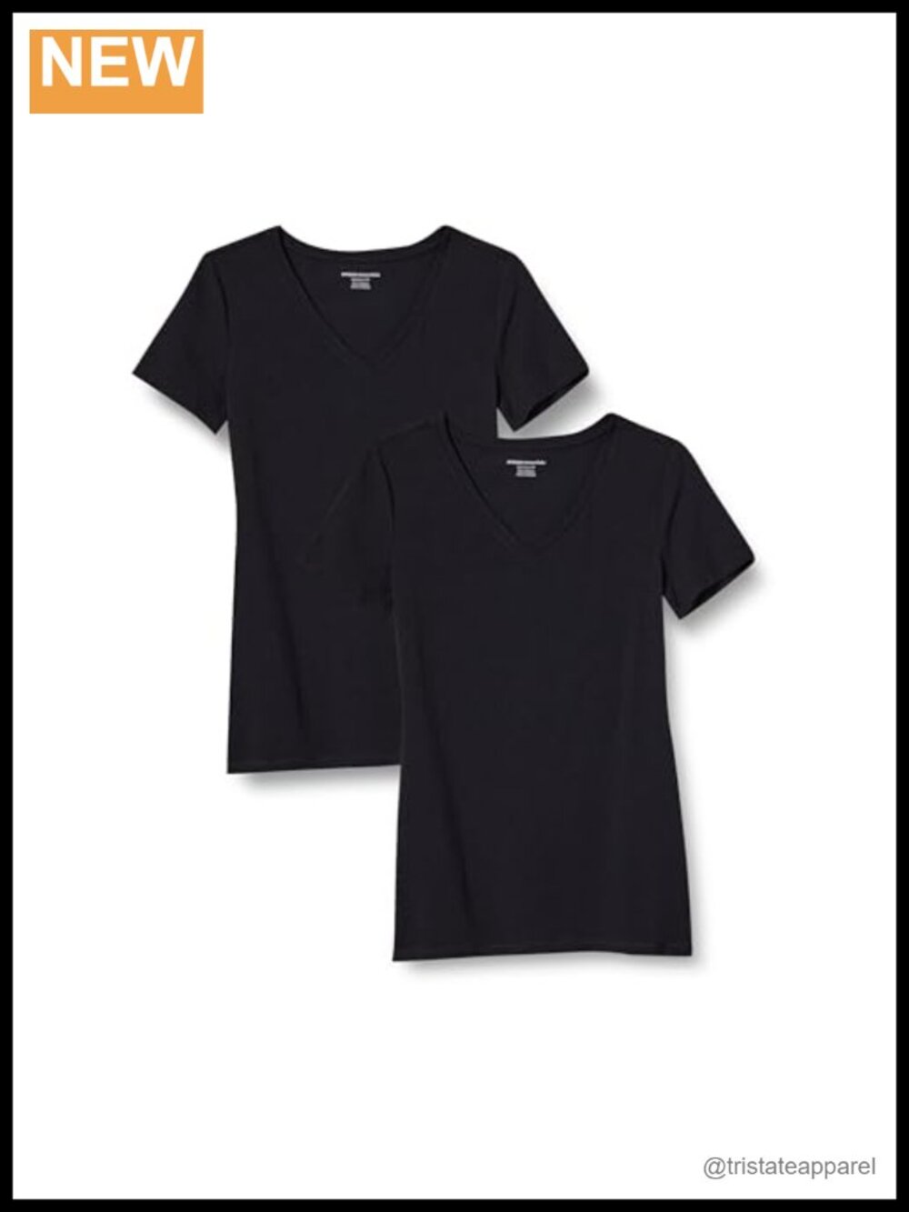 Women's Regular-Fit Short-Sleeve V-Neck T-Shirt Cotton Modal Blend